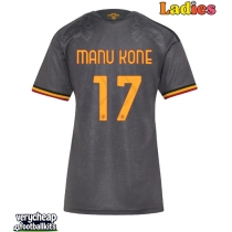 AS Roma Manu Kone #17 Replica Third Shirt Ladies 2026-27 Short Sleeve